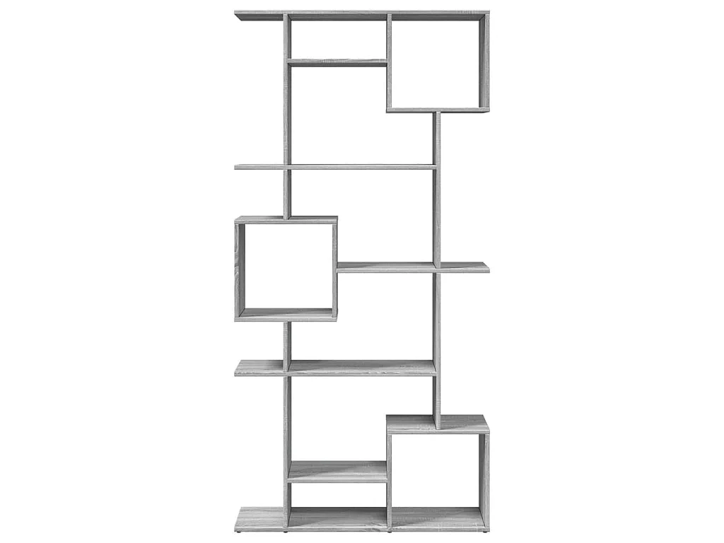 Estante 92x29x188 cm derivados de madeira cinzento sonoma