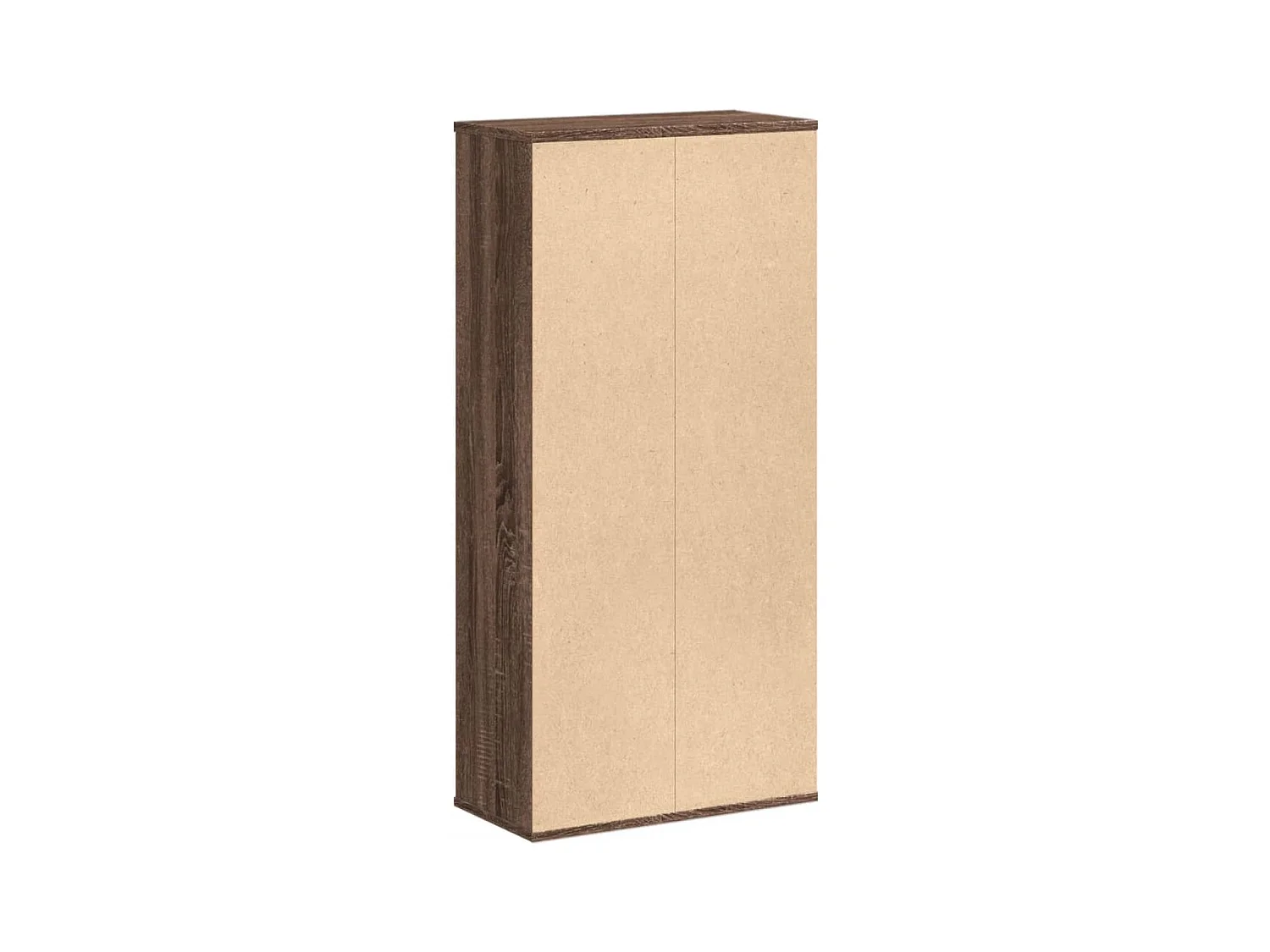 Bücherregal Braun Eichen-Optik 50x25x105 cm Holzwerkstoff