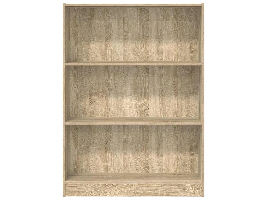 Bibliothèque chêne sonoma 80x24x109 cm bois d'ingénierie