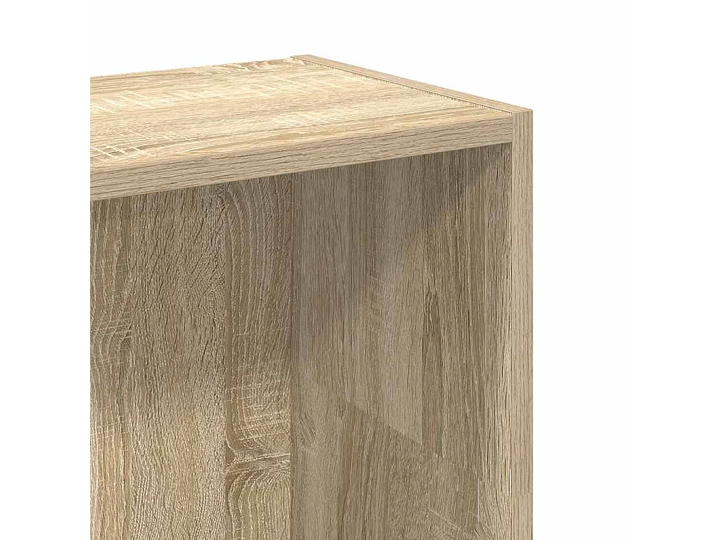 Bibliothèque chêne sonoma 80x24x109 cm bois d'ingénierie