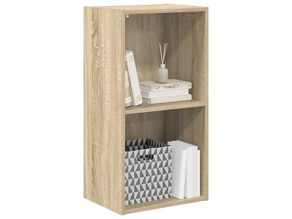 Libreria 5 Ripiani Rovere Sonoma 40x30x76,5cm Legno Multistrato
