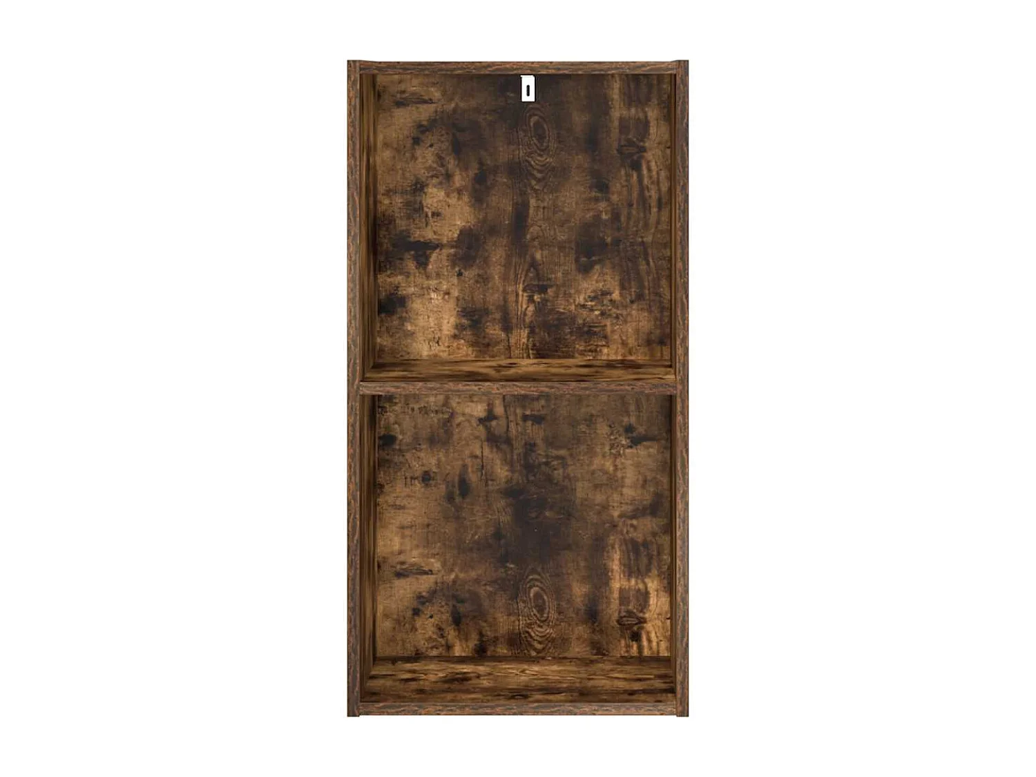 Boekenkast 40x30x77 cm bewerkt hout gerookt eikenkleurig
