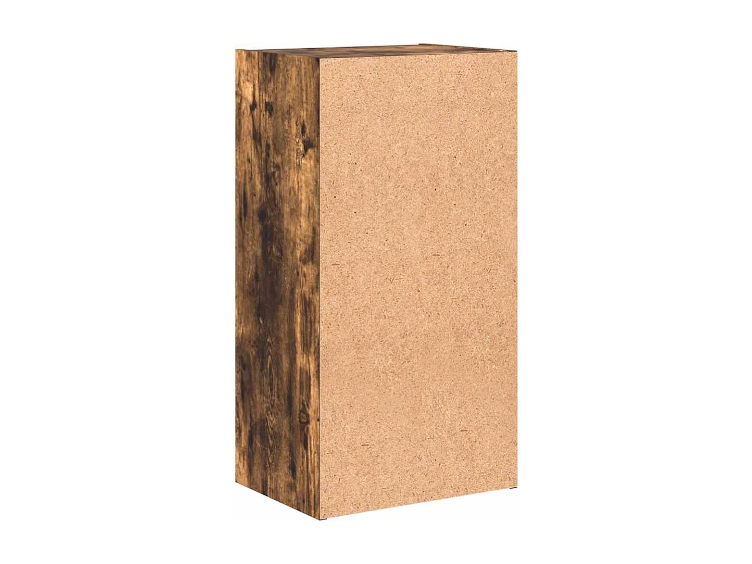 Boekenkast 40x30x77 cm bewerkt hout gerookt eikenkleurig