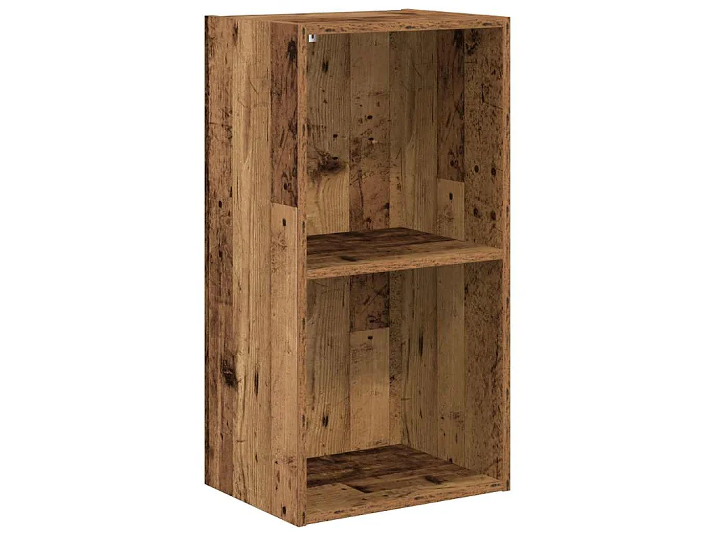 Bibliothèque vieux bois 40x30x77 cm bois d'ingénierie