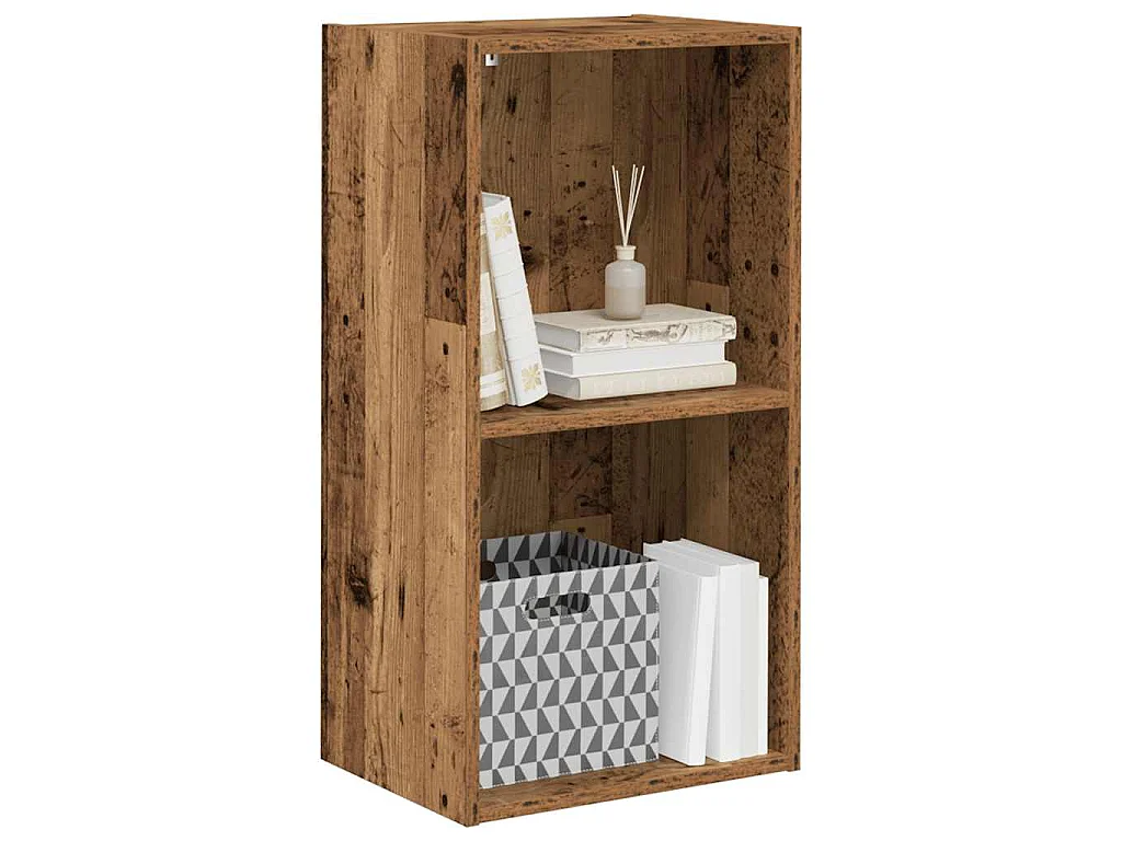 Bibliothèque vieux bois 40x30x77 cm bois d'ingénierie