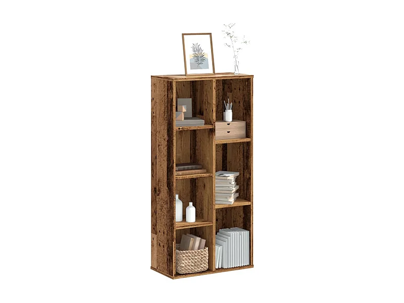 Bücherregal Altholz-Optik 50x25x105 cm Holzwerkstoff