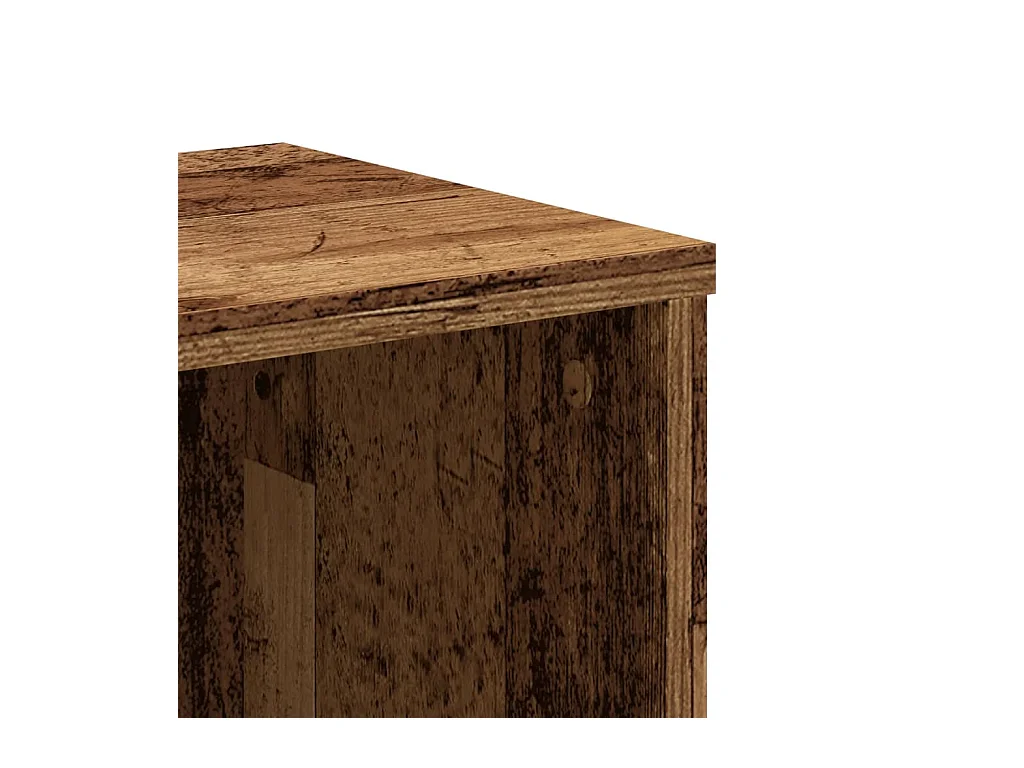 Bücherregal Altholz-Optik 50x25x105 cm Holzwerkstoff