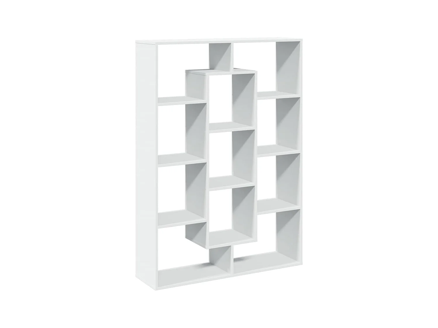 Estante 102x29x143 cm contraplacado branco