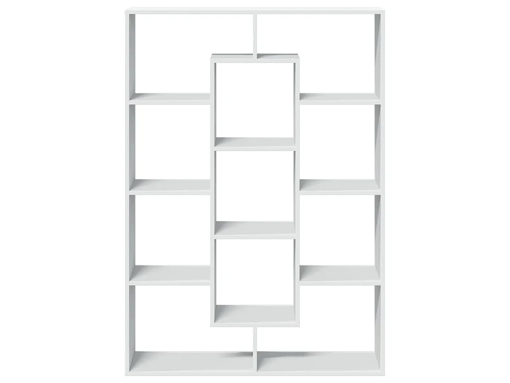 Libreria Bianca 102x29x143 cm in Legno Multistrato
