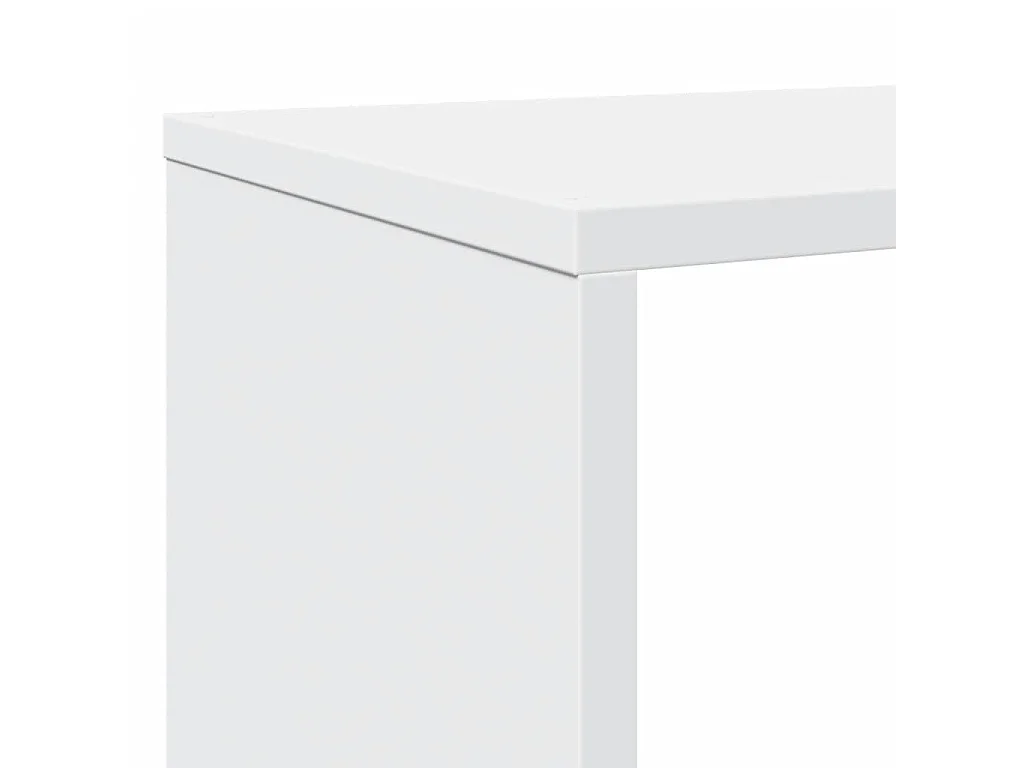 Libreria Bianca 102x29x143 cm in Legno Multistrato