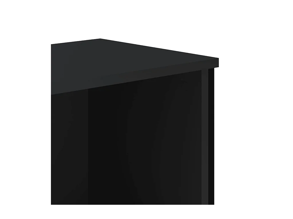 Bücherregal Schwarz 80x31x137,5 cm Holzwerkstoff