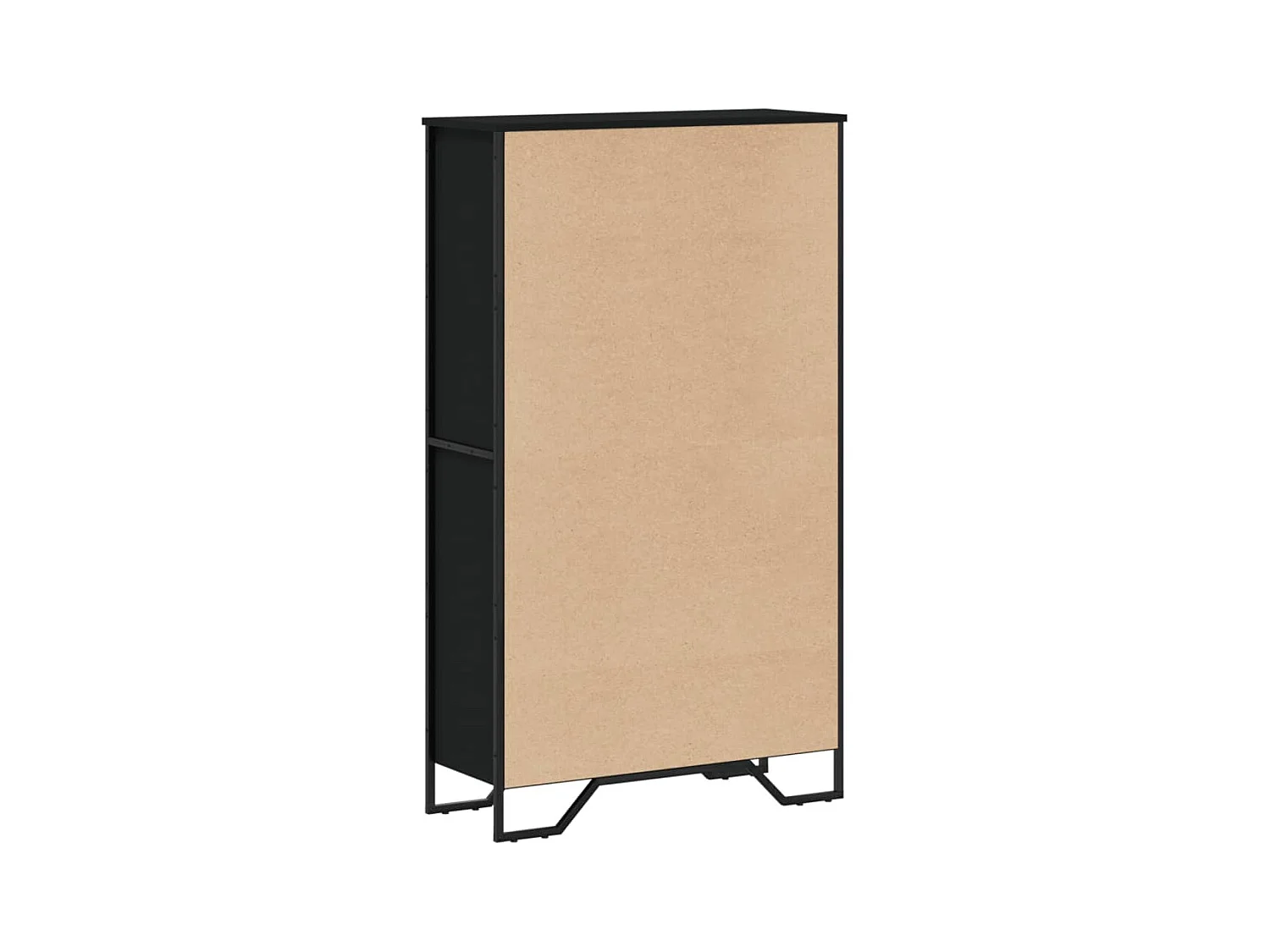 Bücherregal Schwarz 80x31x137,5 cm Holzwerkstoff