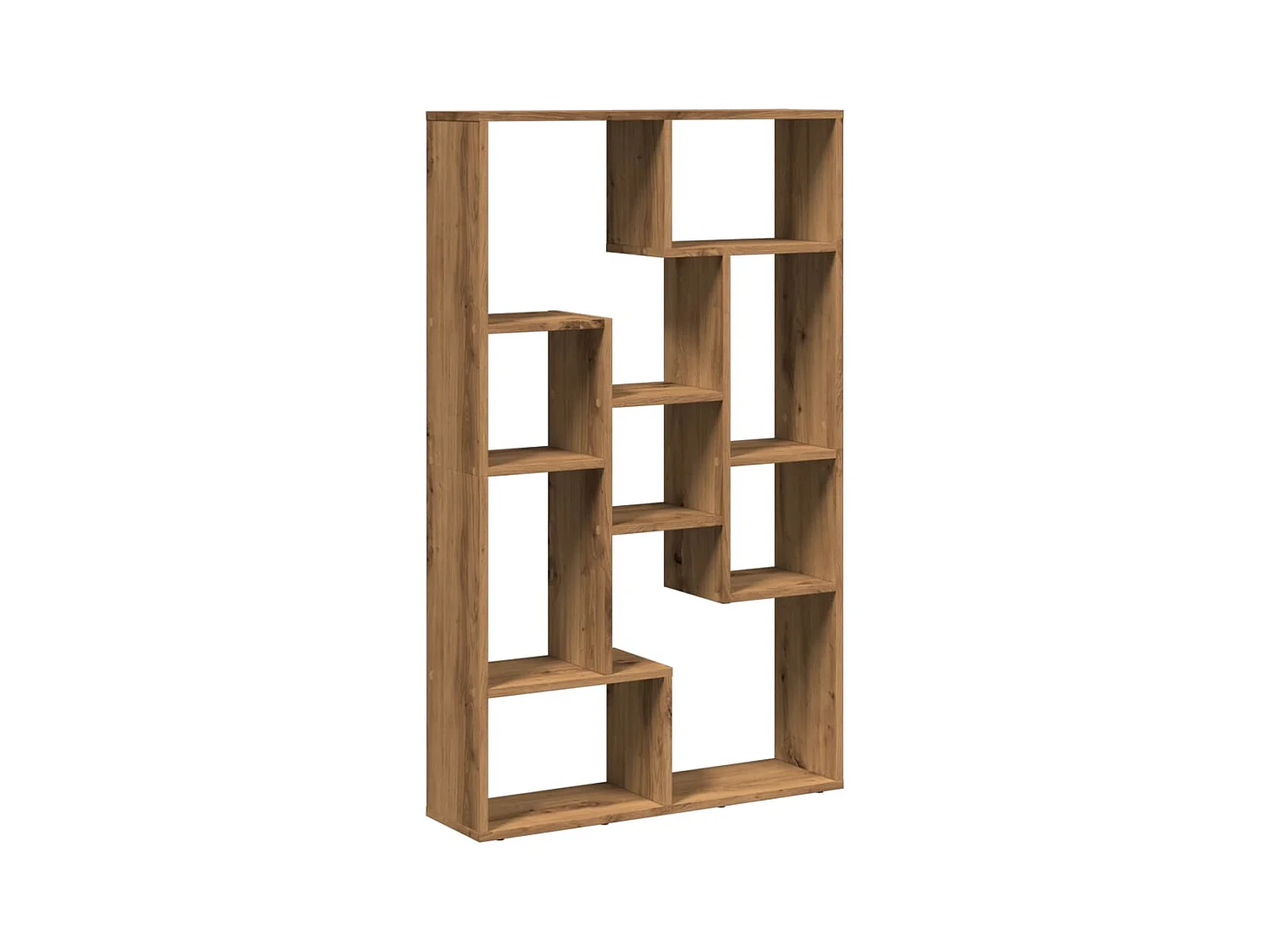 Estante 72x20x120 cm derivados de madeira carvalho artisiano