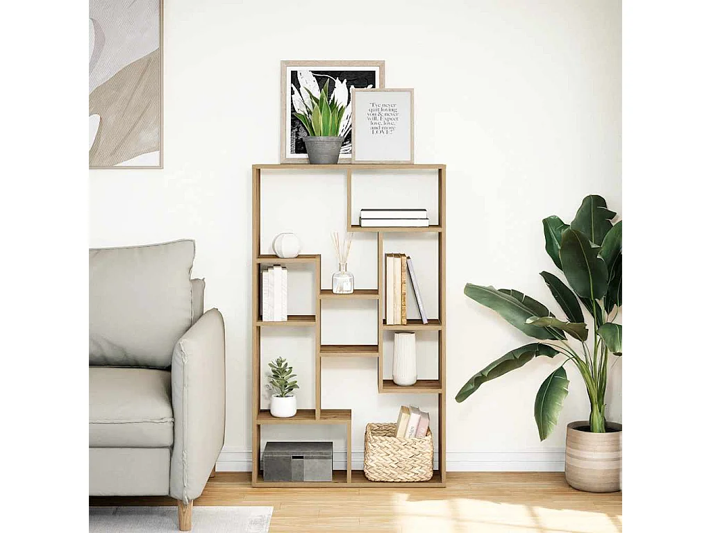 Bücherregal Artisan-Eiche 72x20x120 cm Holzwerkstoff