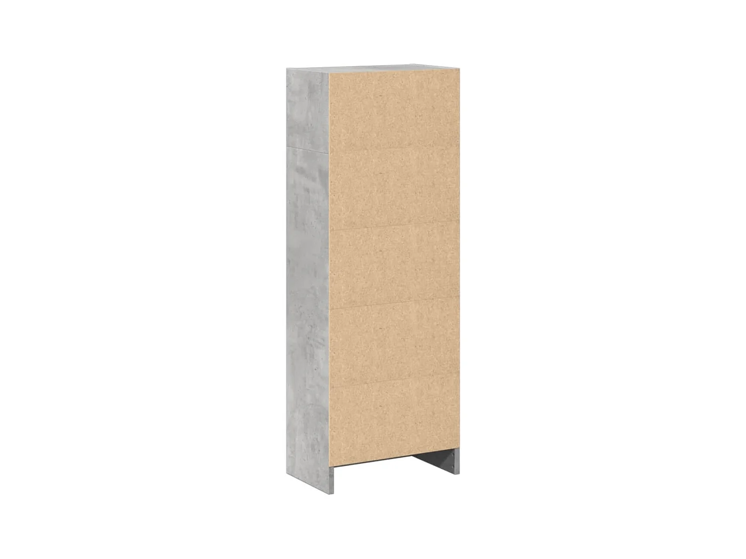 Libreria Grigio Cemento 40x24x109 cm in Truciolato