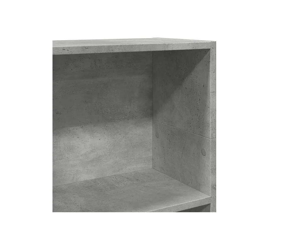 Libreria Grigio Cemento 40x24x109 cm in Truciolato