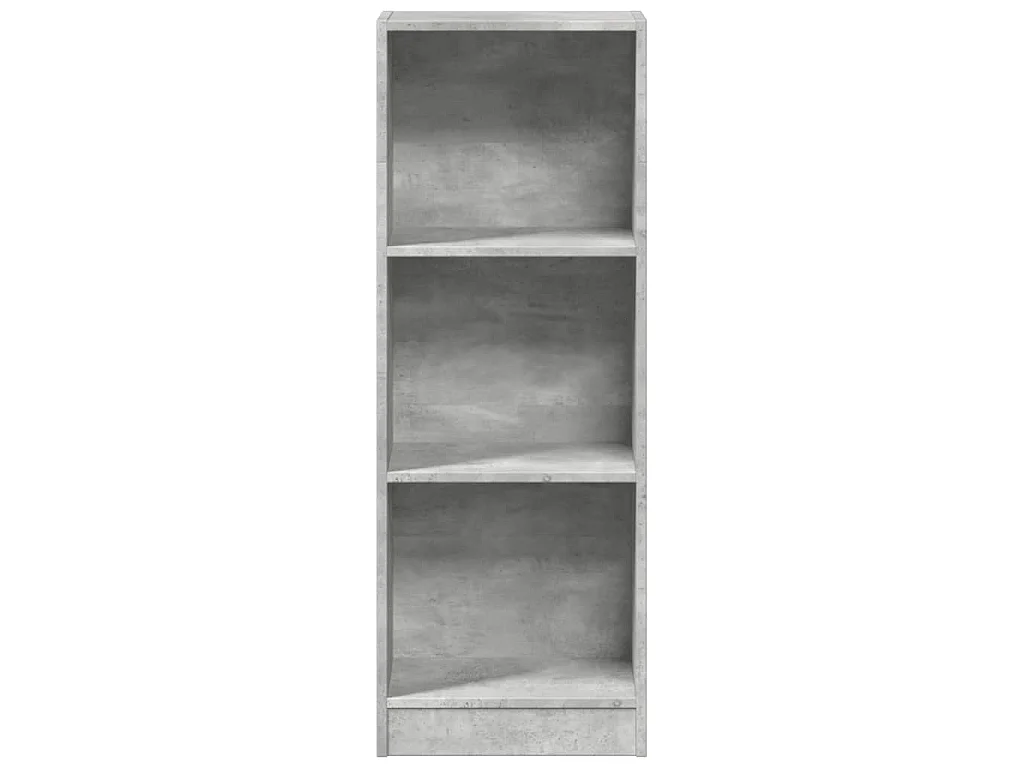 Libreria Grigio Cemento 40x24x109 cm in Truciolato