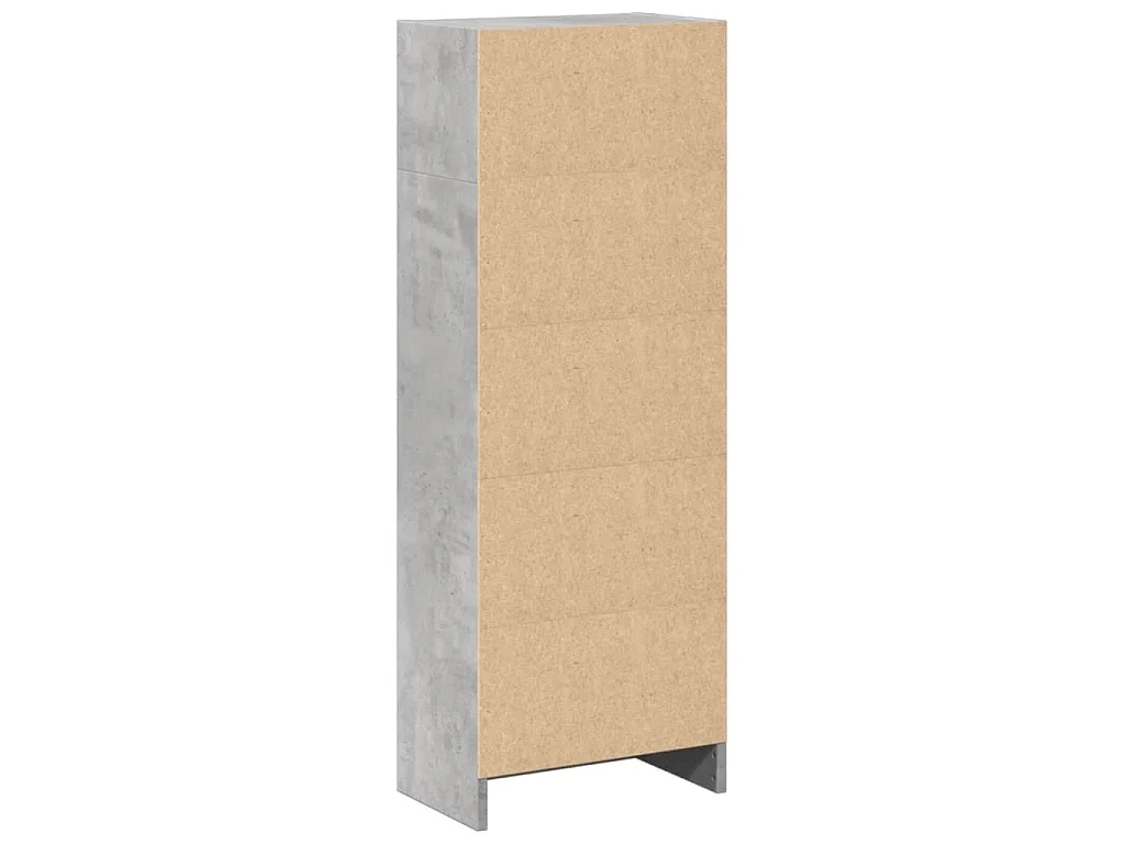 Libreria Grigio Cemento 40x24x109 cm in Truciolato
