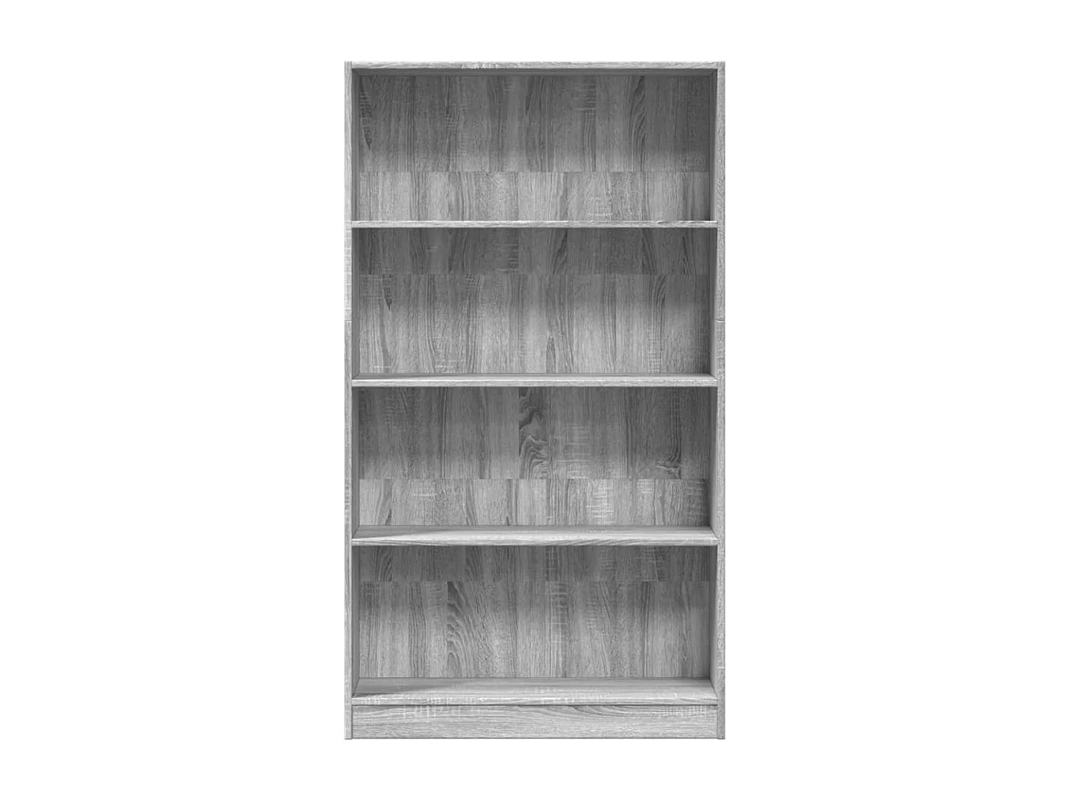 Bücherregal Grau Sonoma 80x24x143 cm Holzwerkstoff