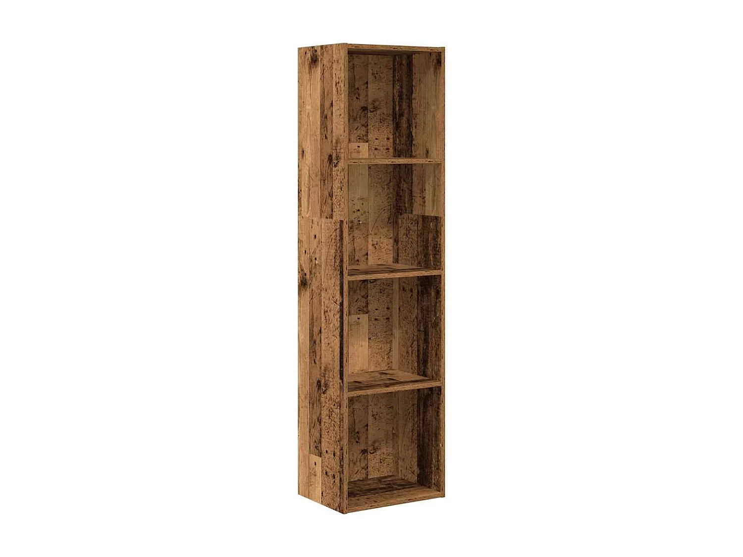 Bibliothèque vieux bois 40x30x152 cm bois d'ingénierie