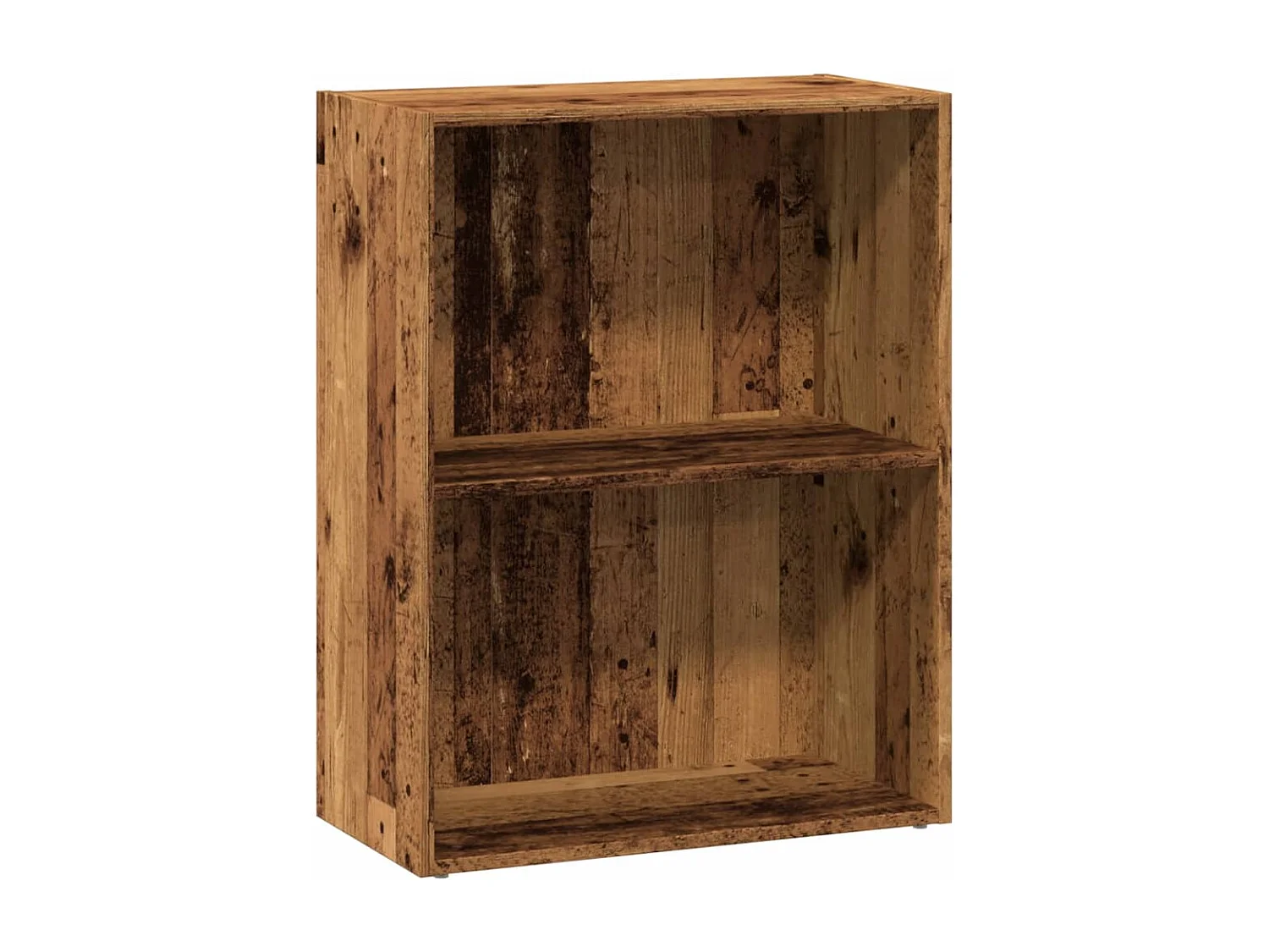 Bibliothèque vieux bois 60x30x77 cm bois d'ingénierie