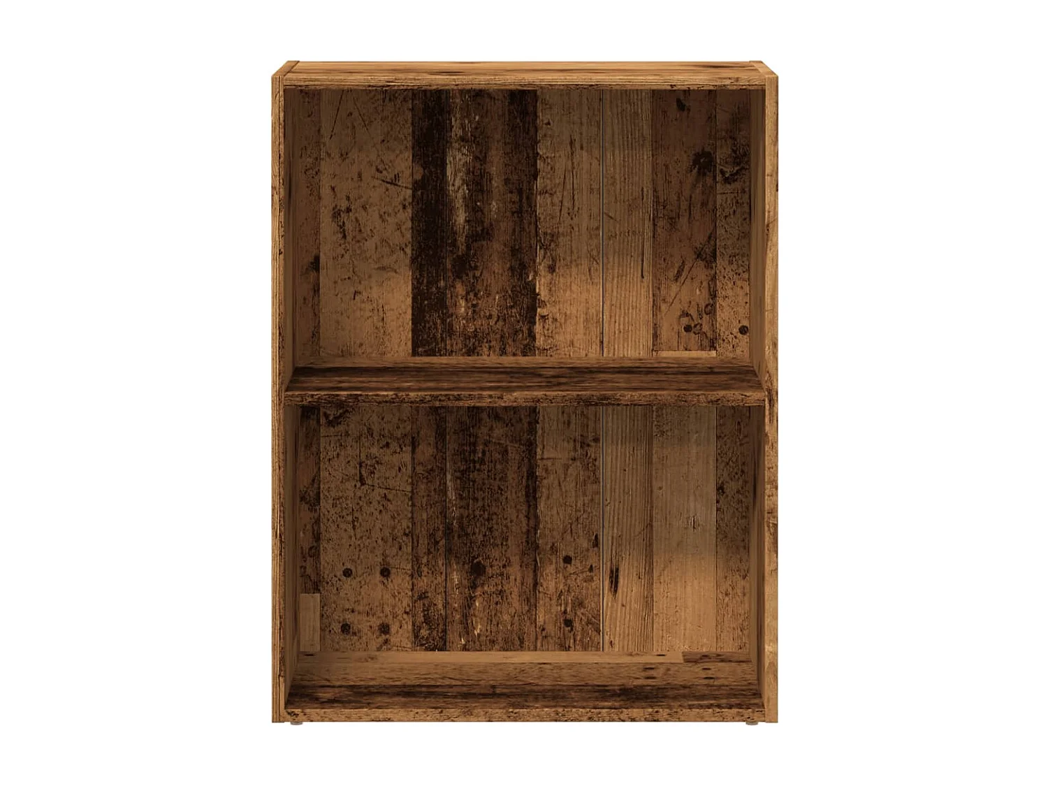 Bibliothèque vieux bois 60x30x77 cm bois d'ingénierie