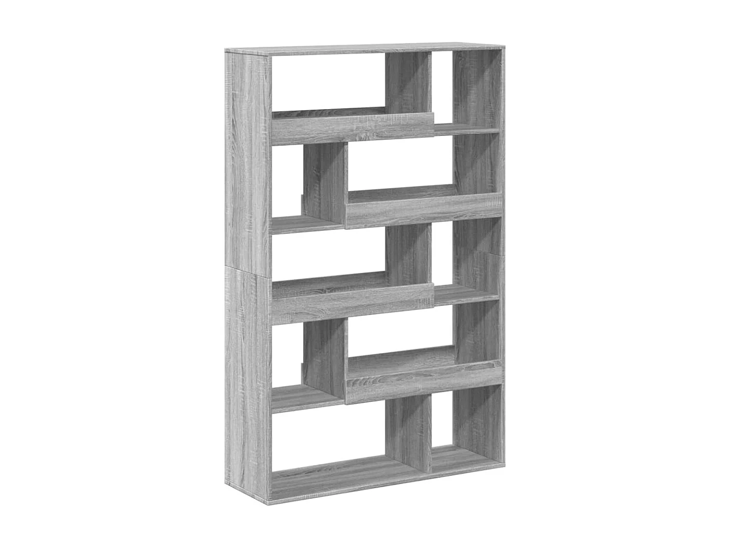 Boekenkast 100x33x156,5 cm bewerkt hout grijs sonoma eikenkleur