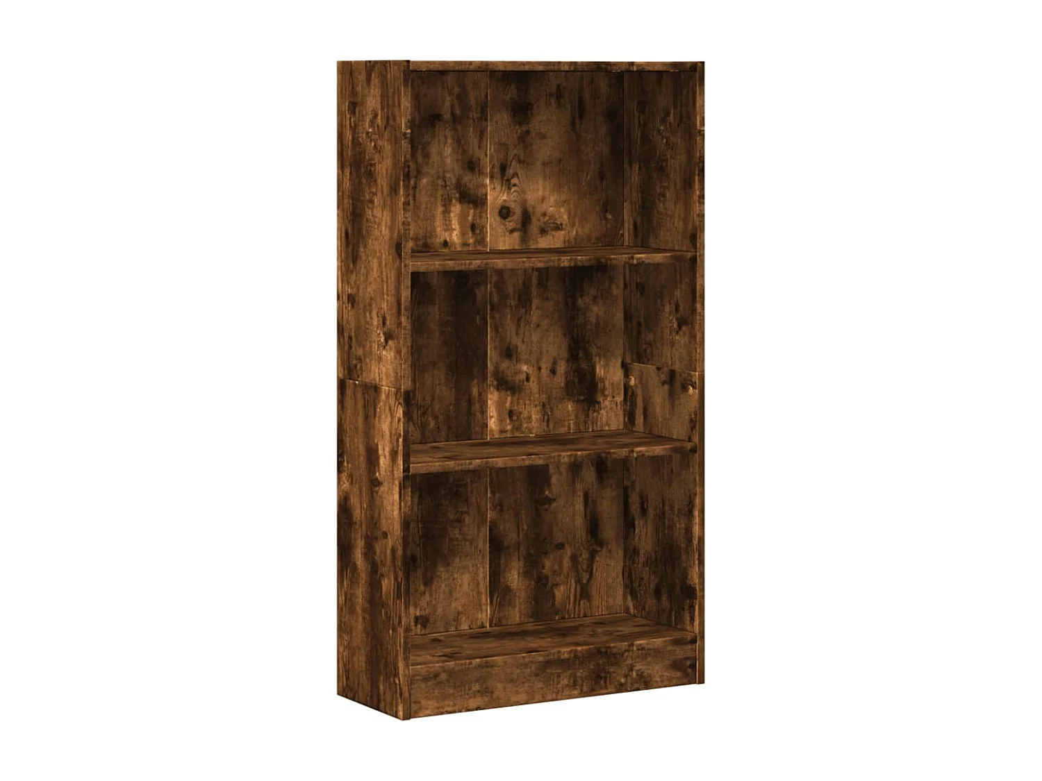 Bücherregal Räuchereiche 60x24x109 cm Holzwerkstoff