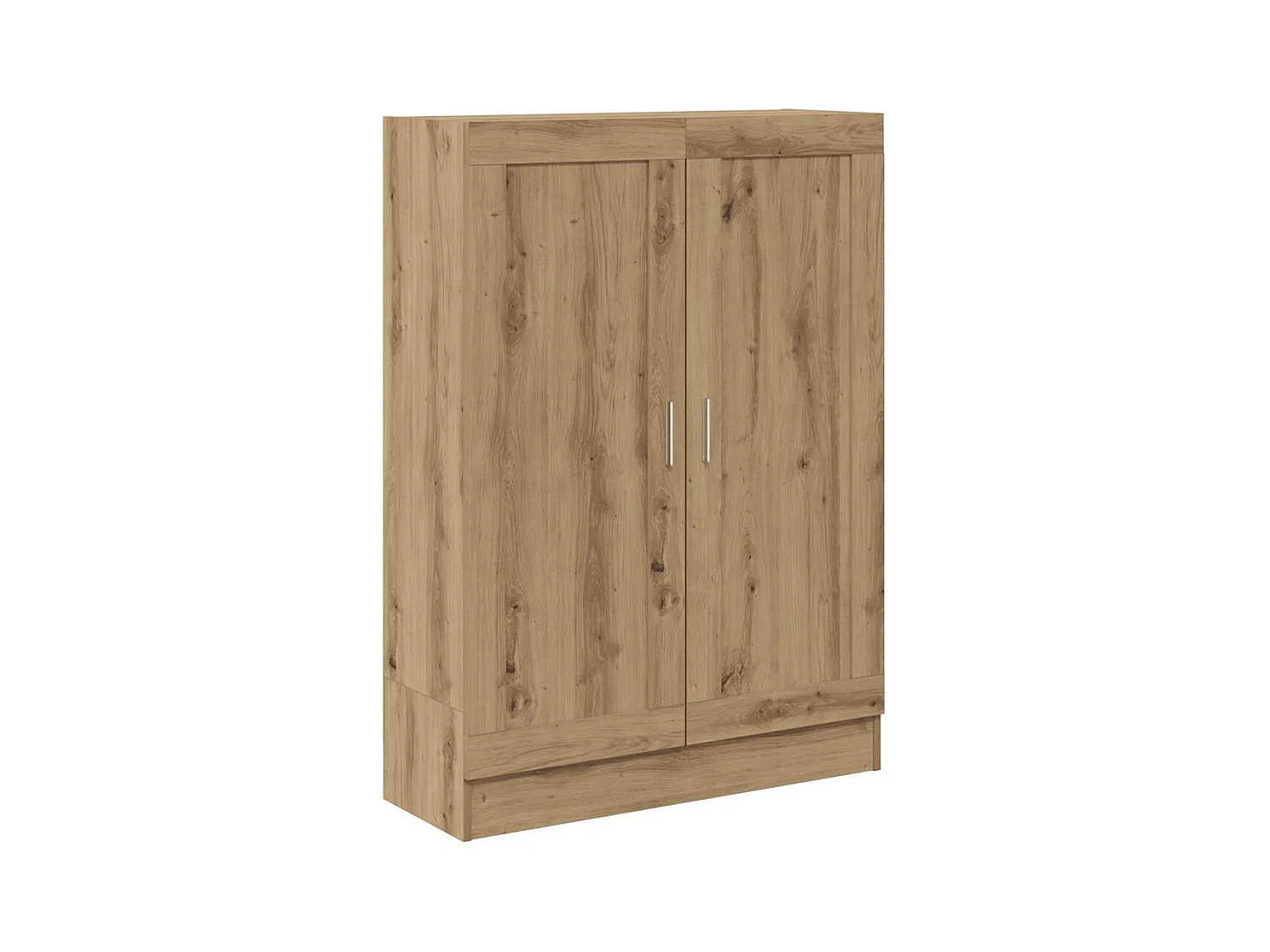 Boekenkast 82,5x30,5x115 cm bewerkt hout artisanaal eikenkleur