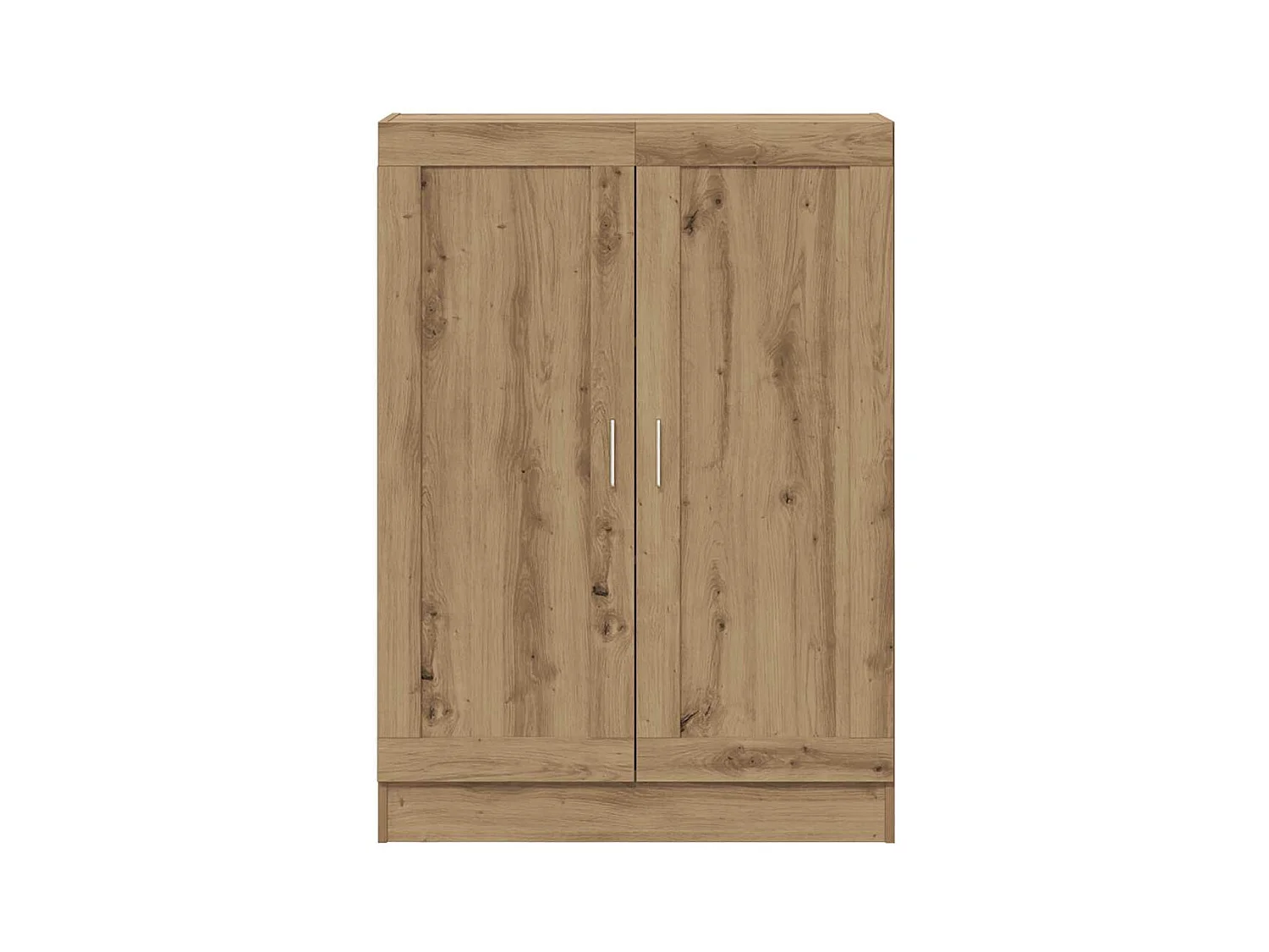 Boekenkast 82,5x30,5x115 cm bewerkt hout artisanaal eikenkleur