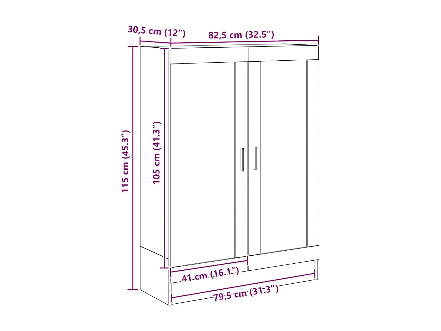 Bücherschrank Artisan-Eiche 82,5x30,5x115 cm Holzwerkstoff