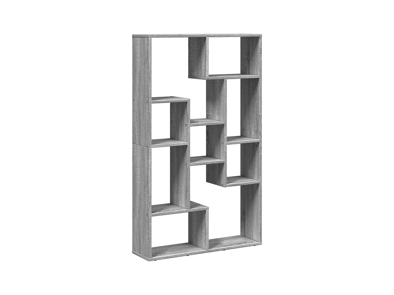 Bibliothèque sonoma gris 72x20x120 cm bois d'ingénierie