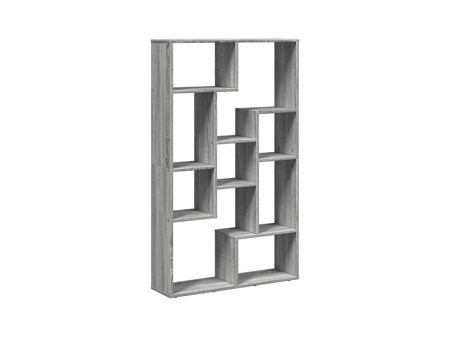 Bibliothèque sonoma gris 72x20x120 cm bois d'ingénierie