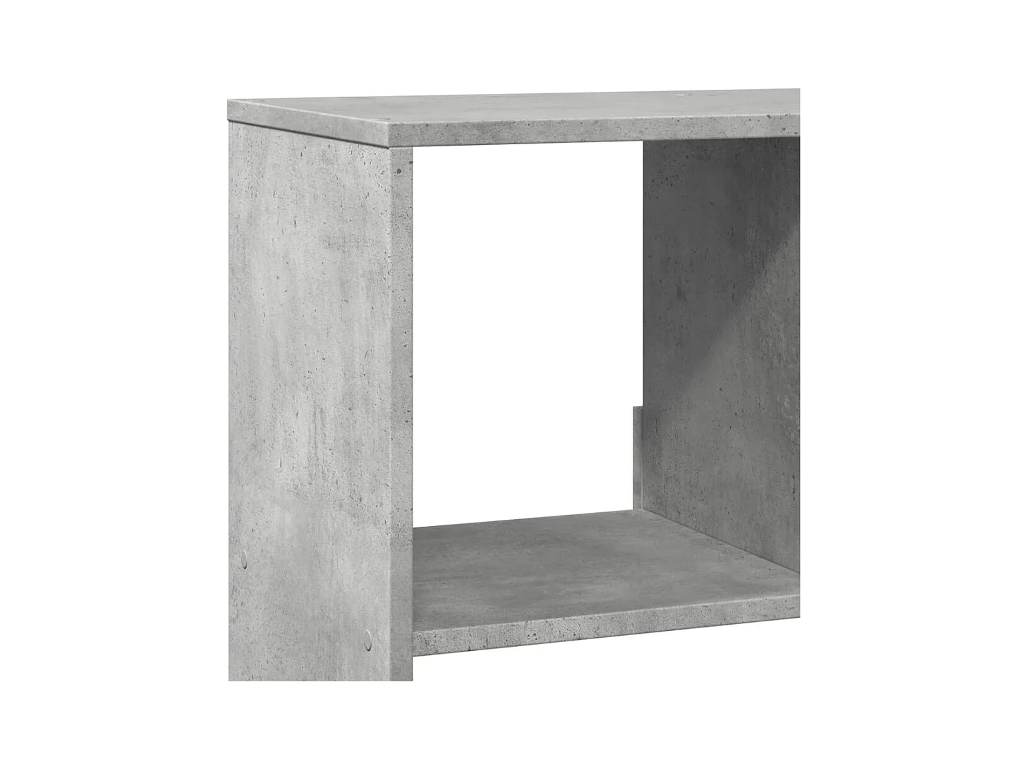 Boekenkast 100x33x187,5 cm bewerkt hout betongrijs