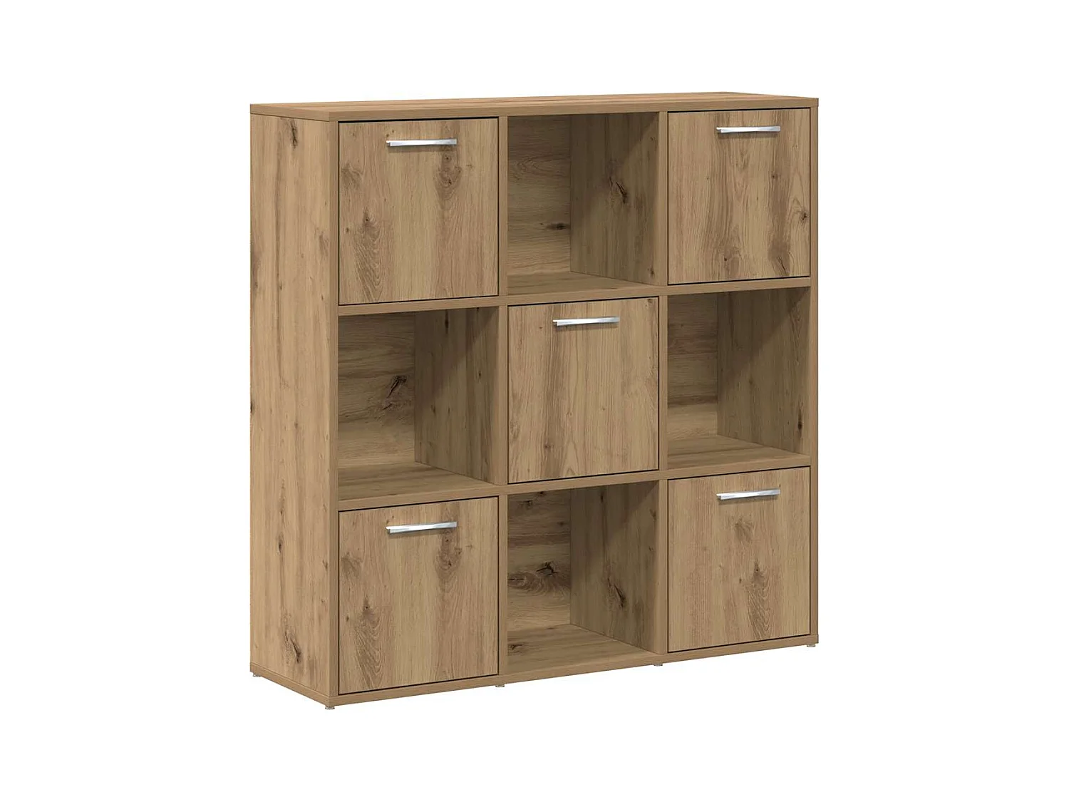 Bücherregal Artisan-Eiche 90x28x90 cm Holzwerkstoff