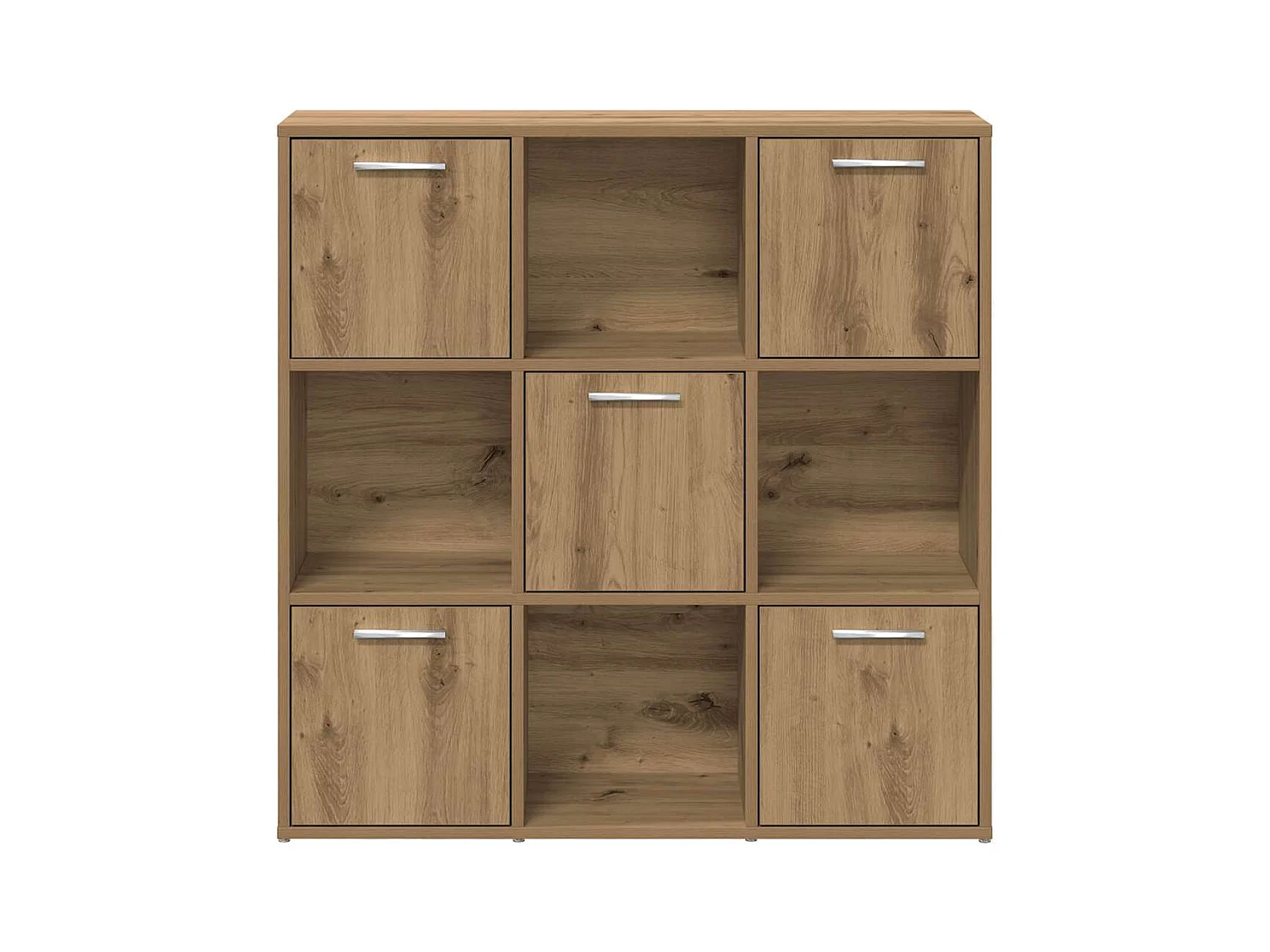 Bücherregal Artisan-Eiche 90x28x90 cm Holzwerkstoff