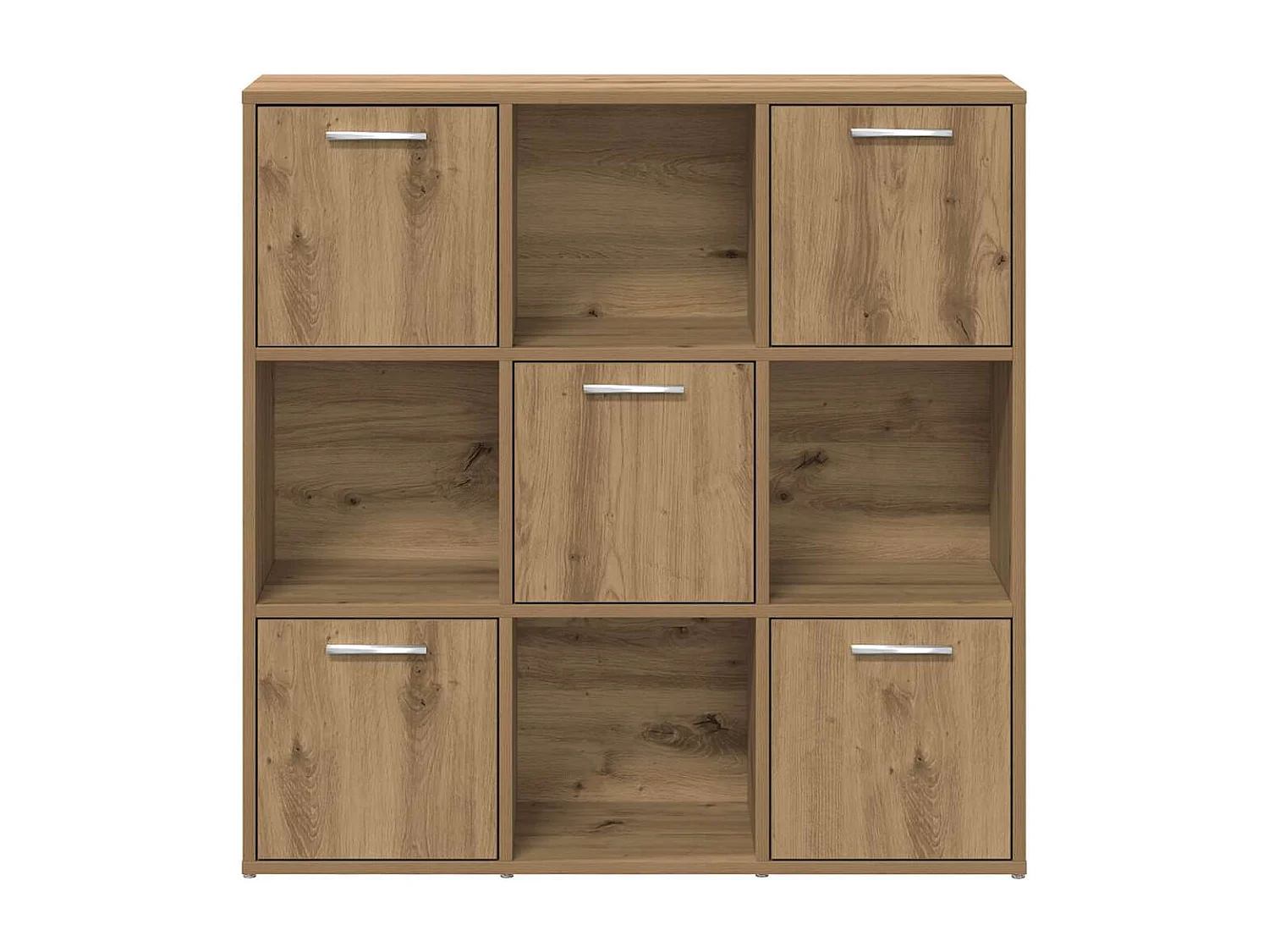 Bücherregal Artisan-Eiche 90x28x90 cm Holzwerkstoff