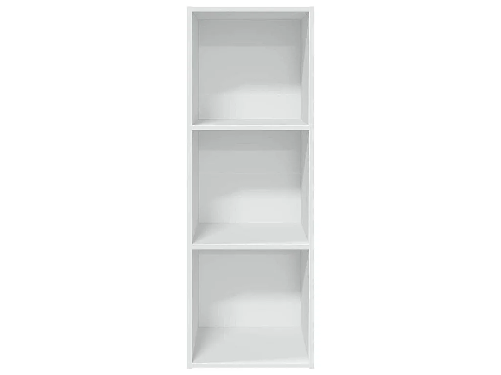 Bibliothèque blanc 40x30x114 cm bois d'ingénierie