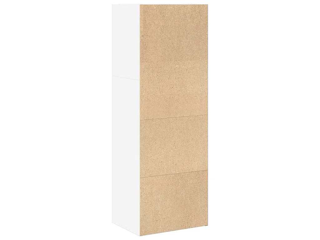 Bibliothèque blanc 40x30x114 cm bois d'ingénierie