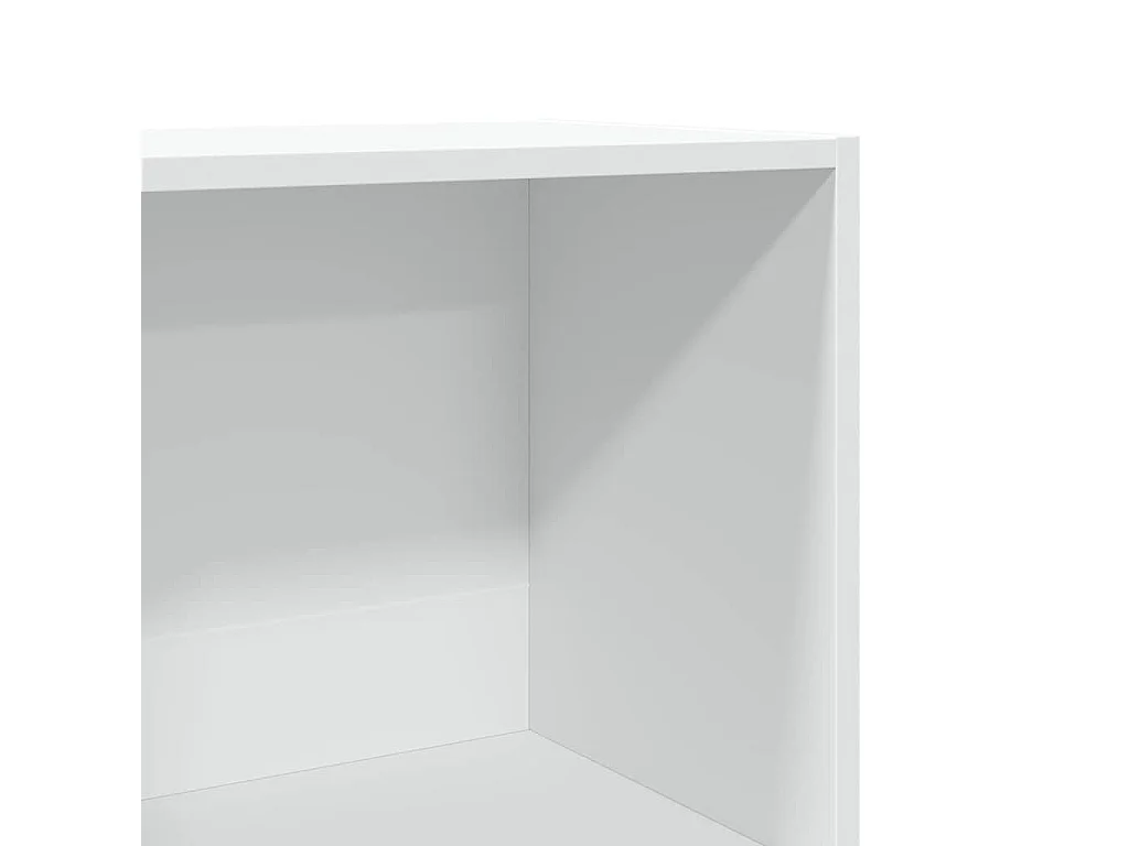 Bibliothèque blanc 40x30x114 cm bois d'ingénierie