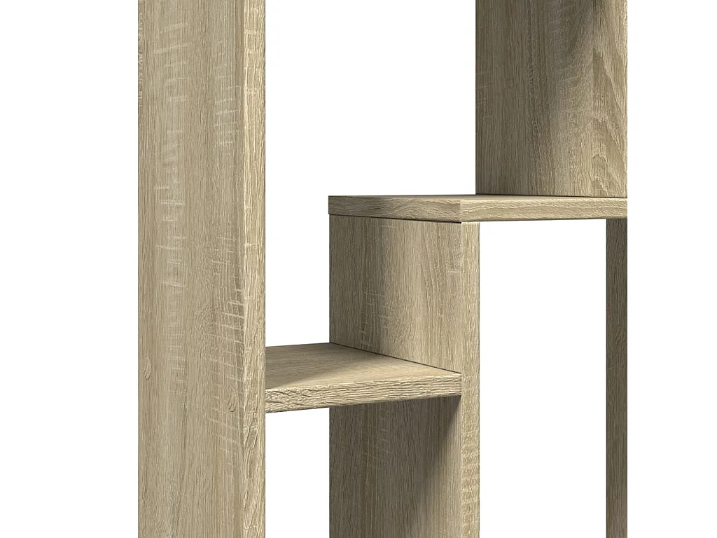 Bibliothèque chêne sonoma 63x20x90 cm bois d'ingénierie