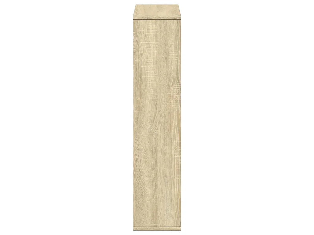 Boekenkast 63x20x90 cm bewerkt hout sonoma eikenkleurig