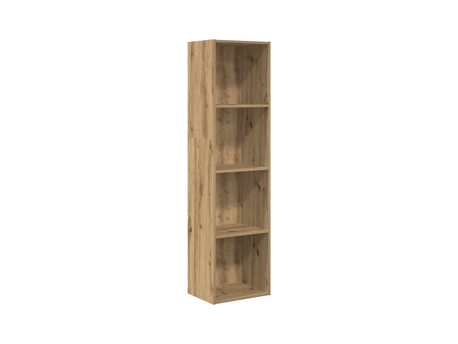 Libreria Rovere Artigianale 40x30x152 cm in Legno Multistrato