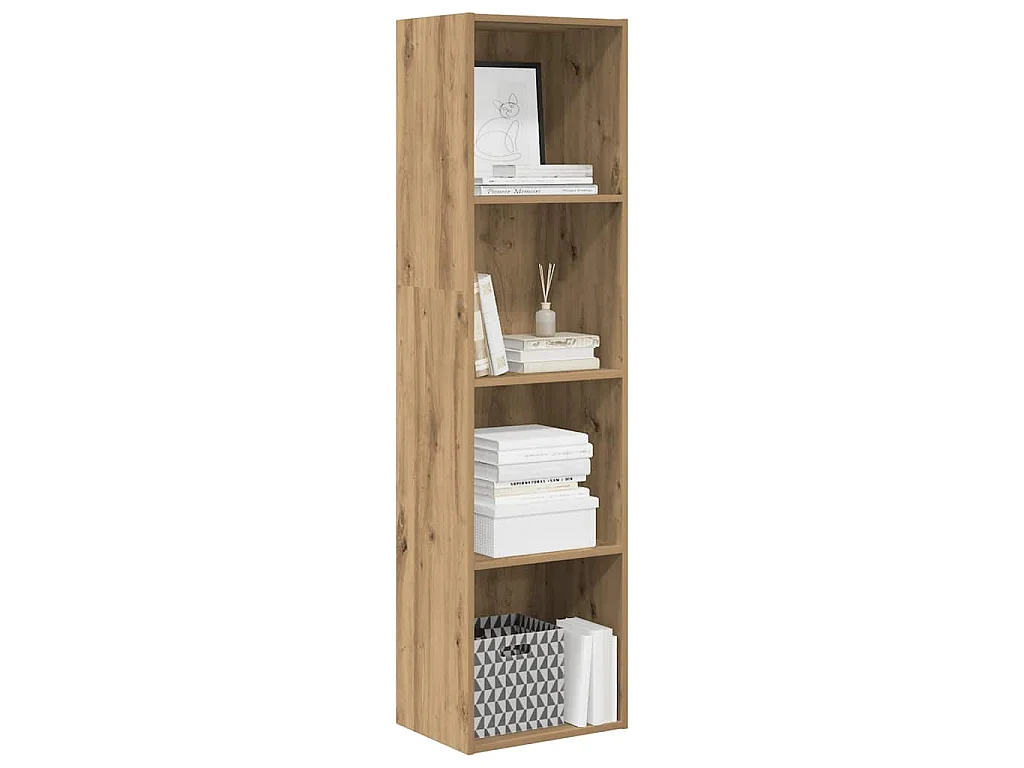 Libreria Rovere Artigianale 40x30x152 cm in Legno Multistrato