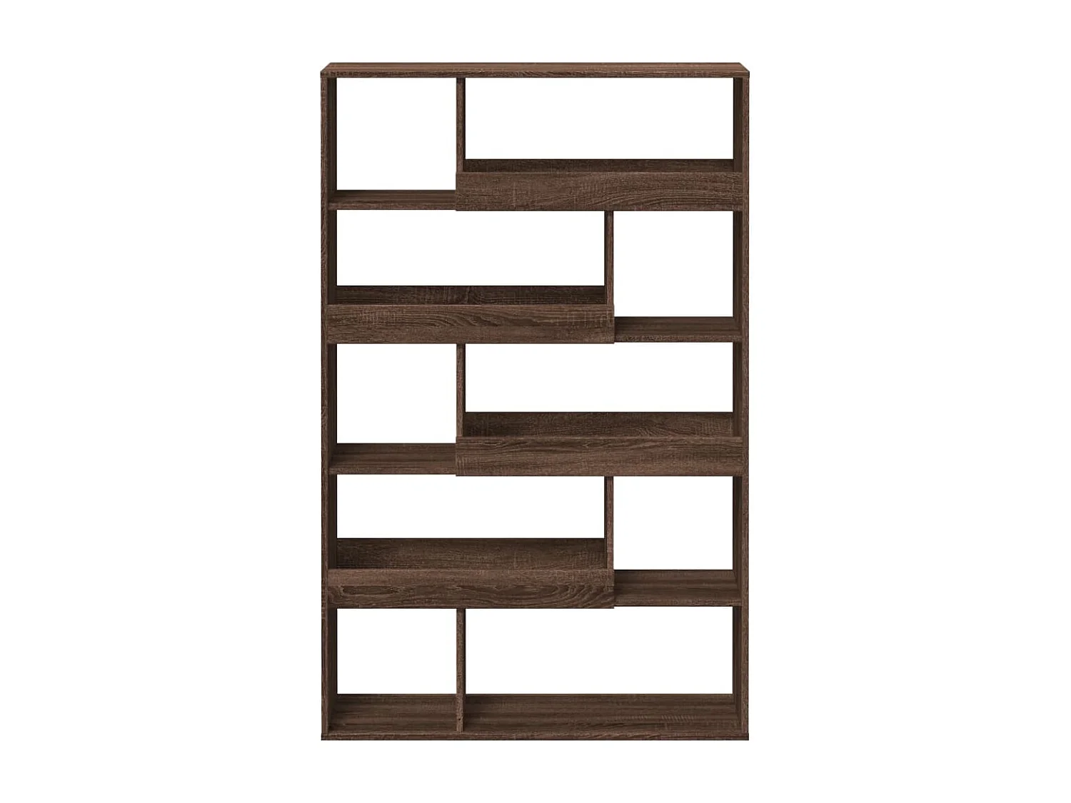 Libreria Rovere Marrone 100x33x156,5 cm in Truciolato