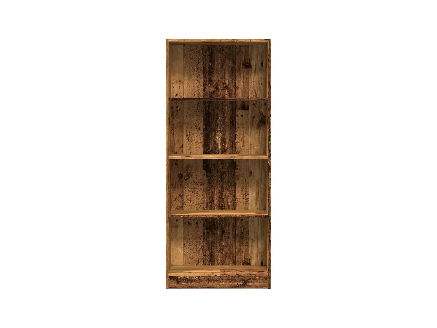 Libreria Legno Antico 60x24x143 cm in Legno Multistrato