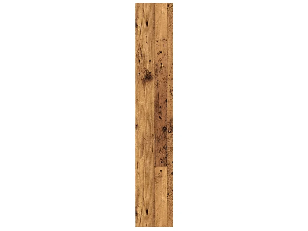 Boekenkast 60x24x143 cm bewerkt hout oud houtkleurig