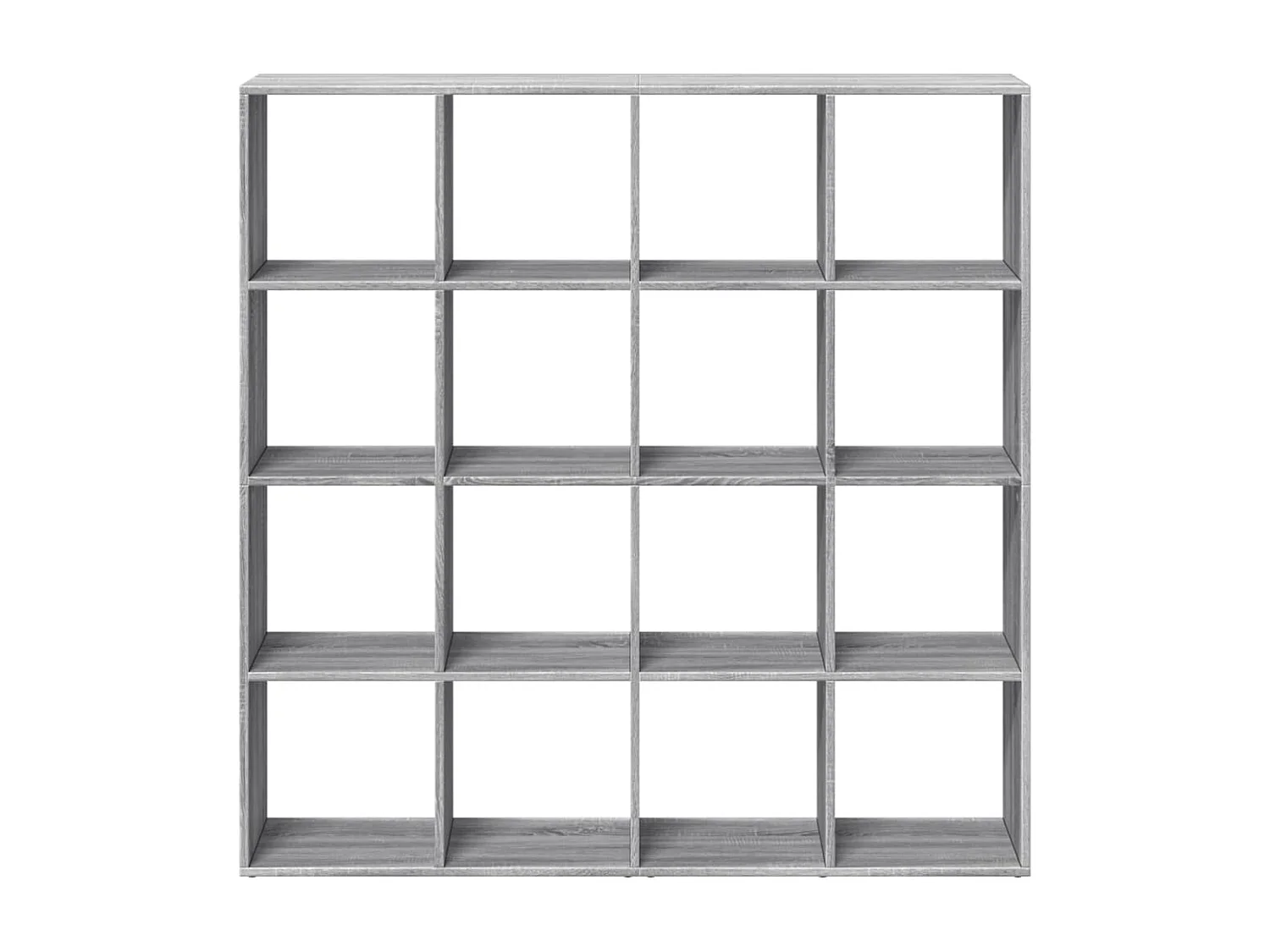 Bibliothèque sonoma gris 137,5x29x137,5 cm bois d'ingénierie