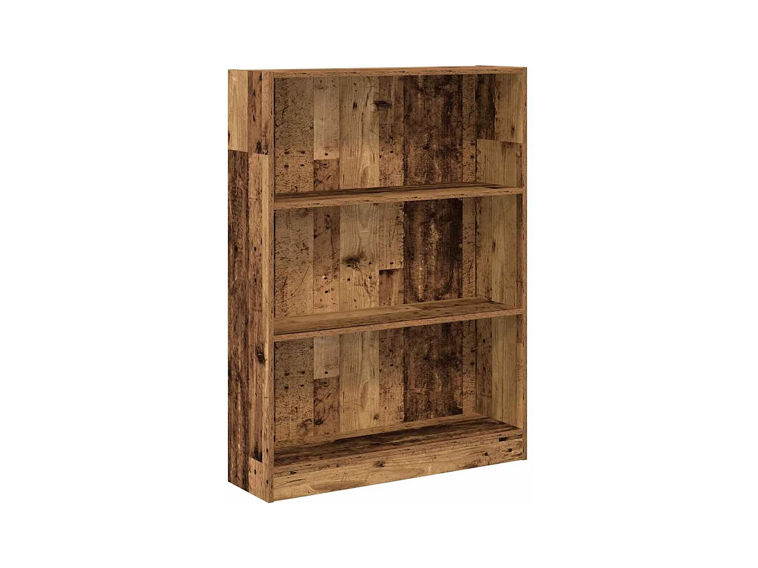 Libreria Legno Antico 80x24x109 cm in Legno Multistrato