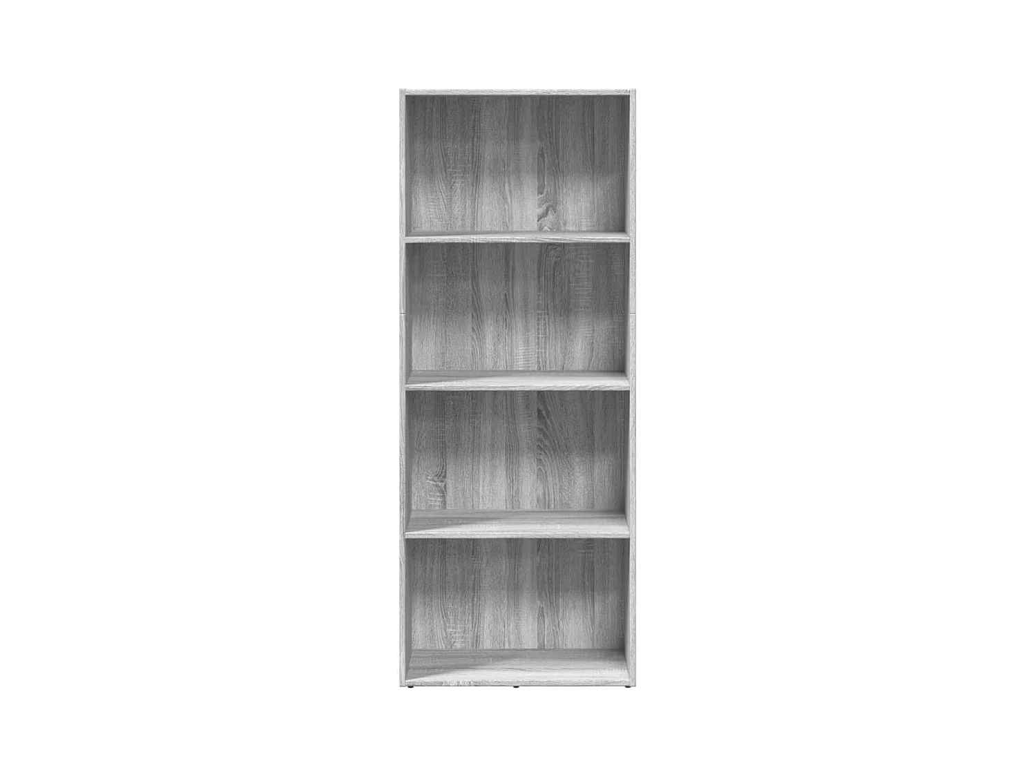 Estantería madera de ingeniería gris Sonoma 60x30x152 cm